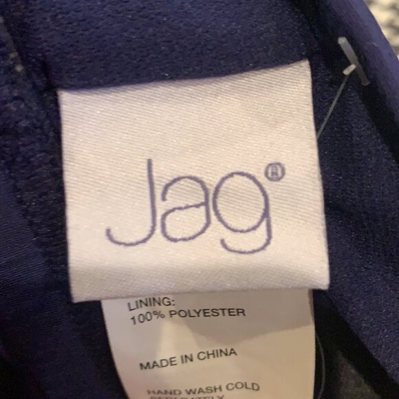 NWT $86 Jag Swim Cross Back Tankini Top Small Swimsuit Athletic Built in Bra - Picture 9 of 11